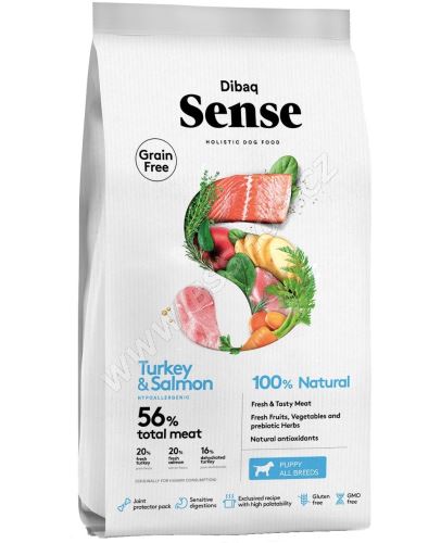 SENSE FRESH PUPPY Salmon & Turkey 12kg