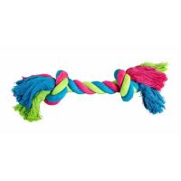 Uzel HIP HOP bavlněný 2 knoty 41cm/460g růžová, modrá, zelená Uzel HIP HOP bavlněný 2 knoty 41cm/460g růžová, modrá, zelená