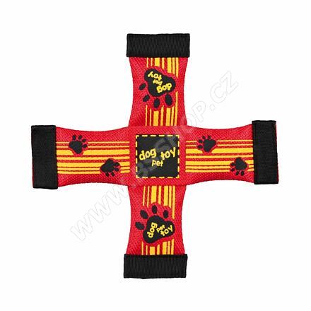 Kříž hračka, požární hadice 39 x 39 cm