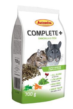 Avicentra COMPLETE+ činčila, osmák 700g
