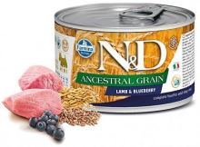 N&amp;D DOG Low Grain Adult Lamb &amp; Blueberry Mini 140g