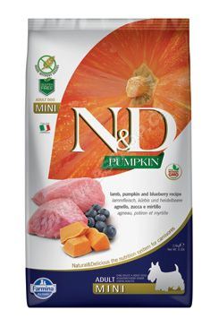 N&D Grain Free Pumpkin DOG Adult Mini Lamb & Blueberry 2,5kg