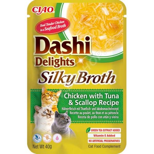Inaba Dashi Del. Silky kaps. kuře,tuňák, hřebenatka 40 g