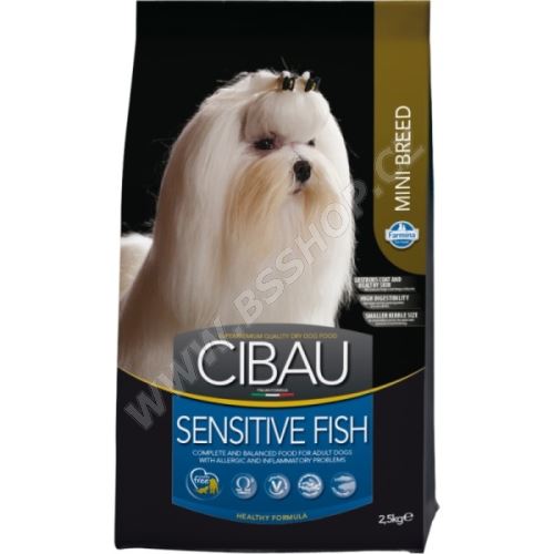 CIBAU Dog Adult Sensitive Fish & Rice Mini 800g