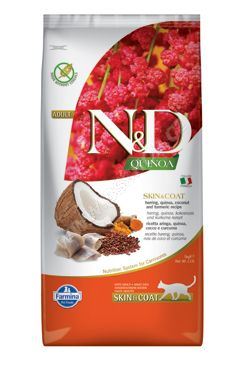 N&D Quinoa CAT Skin & Coat Herring & Coconut 5kg