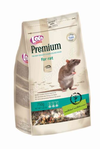 LOLO PREMIUM krmivo pro potkany 750g