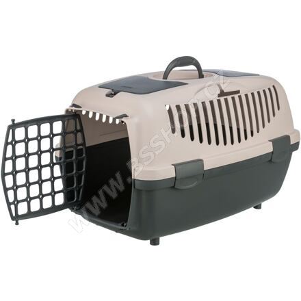 Transportní box Capri 2, XS-S: 37 x 34  x 55 cm, tmavěšedá/tělová