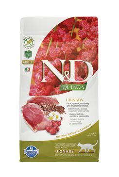 N&D Grain Free Quinoa CAT Urinary Duck & Cranberry 1,5kg