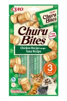 Churu Cat Bites Chicken wraps&Tuna Purée 3x10g (1)