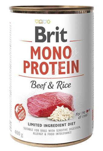Brit Mono Protein Beef & Brown Rice 400g