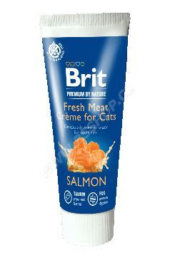 Brit Premium Cat by Nature Creme Salmon Fresh Meat 75g