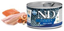 N&D DOG OCEAN Adult Trout & Salmon Mini 140g (2)