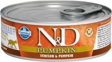N&D CAT PUMPKIN Adult Venison & Pumpkin 80g (2)