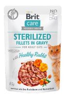 Brit Care Cat Fillets Gravy Steril Healthy Rabbit 85g Brit Care Cat Fillets Gravy Steril Healthy Rabbit 85g