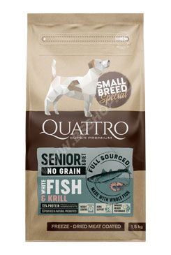 QUATTRO Dog Dry SB Senior/Dieta Ryby&Krill 1,5kg