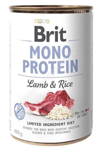 Brit Mono Protein Lamb & Brown Rice 400g