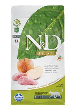 N&D PRIME CAT Adult Boar & Apple 1,5kg