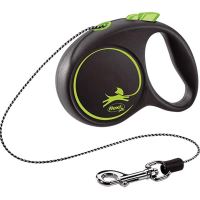 Flexi Black Design XS lanko 3m zelené 8kg (1)