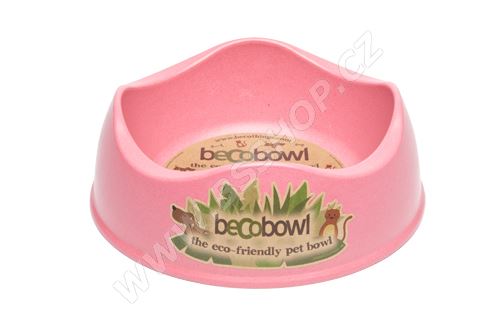 Miska pro psa, BecoBowl, EKO-pink-L