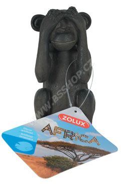 Akvarijní dekorace AFRICA Opička 1 10,3cm Zolux
