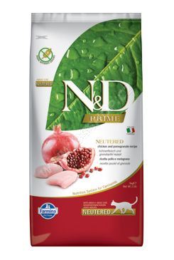 N&D PRIME CAT Neutered Chicken&Pomegranate 5kg