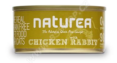 Naturea GF cat vlhké - Chicken, Rabbit 80g