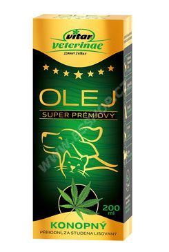 VITAR Veterinae Konopný olej 200ml