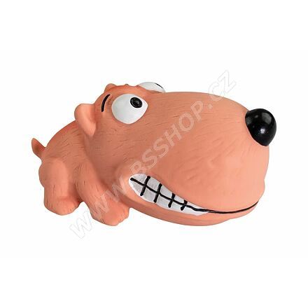 HipHop mini pejsek BigHead 9cm, se zvukem, latex