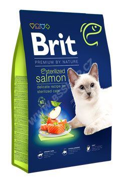 Brit Premium Cat by Nature Sterilized Salmon 8kg