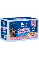 BRIT Premium Cat Delicate Fillets in Gravy Family Plate Steriised 1020g (12x85g) (1)