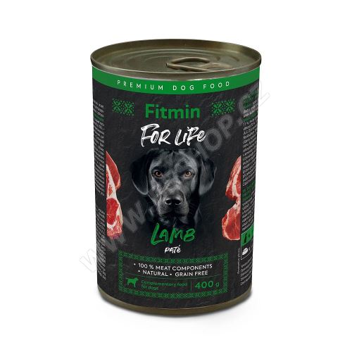 Fitmin For Life jehněčí konzerva pro psy 400g