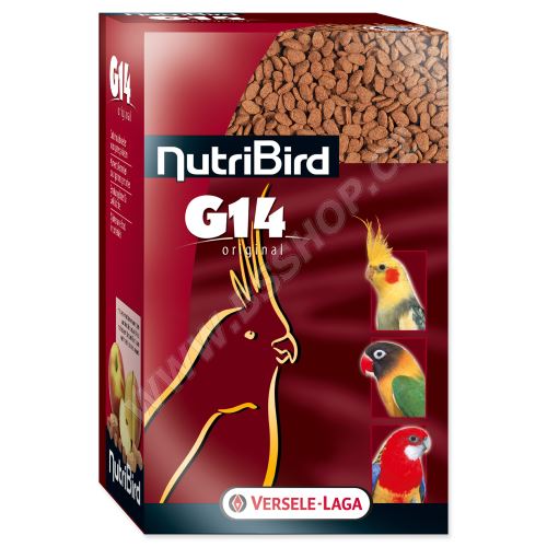 VERSELE-LAGA NutriBird G14 Original pro velké papoušky s tuzemským ovocem 1kg
