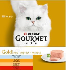 Gourmet Gold Multipack paštik 8x85g (83979795)