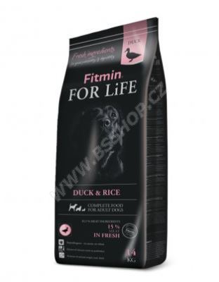 Fitmin dog For Life Duck & Rice 14 kg