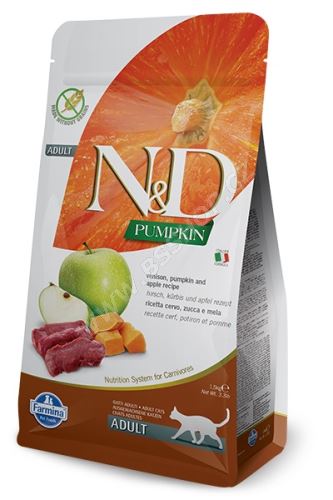 N&D Grain Free Pumpkin CAT Venison & Apple 1,5kg