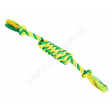 HIP HOP uzel válec bavlněný se 2 knoty 38cm/100g limetková, zelená