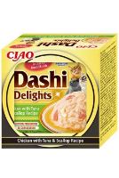 Churu Cat Dashi Delights Chicken with Tuna&Scallop 70g (1)