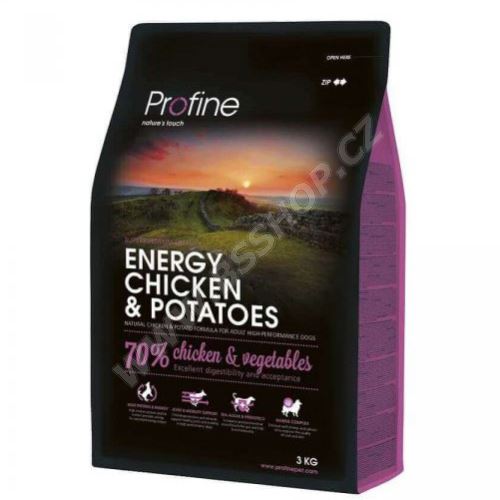 Profine NEW Dog Energy Chicken & Potatoes 3kg