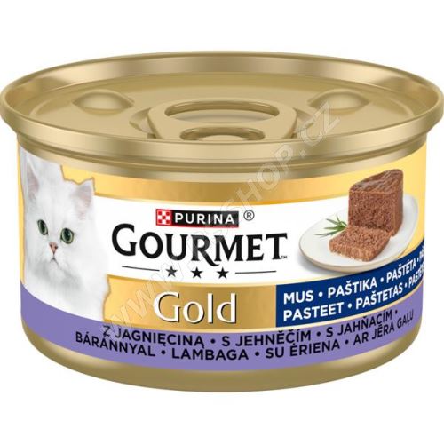 Gourmet Gold cat konzerva paštika s jehněčím 85g