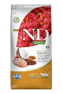 N&D Quinoa CAT Skin & Coat Quail & Coconut 5kg