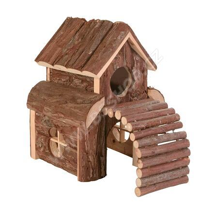 Trixie Natural Living dřevěný domek dvoupatrový FINN 13x20x20cm
