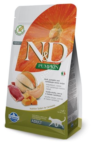 N&D Grain Free Pumpkin CAT Duck & Cantaloupe melon 1,5kg