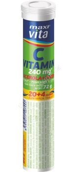 MaxiVita Vitamin C + acerola + zinek
