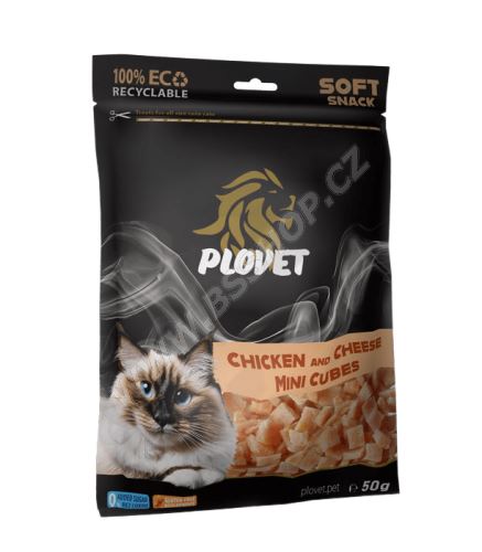 Plovet Kuřecí a Sýrové Mini Kousky 50g