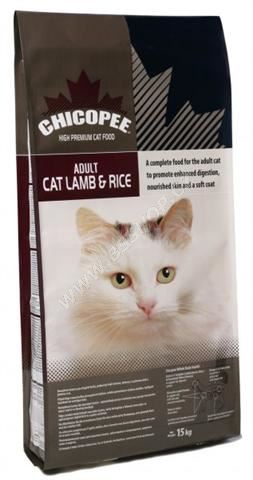 CHICOPEE Adult Cat Lamb & Rice 15kg