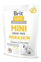 Brit Care Dog Mini Grain Free Hair & Skin 400g (1)