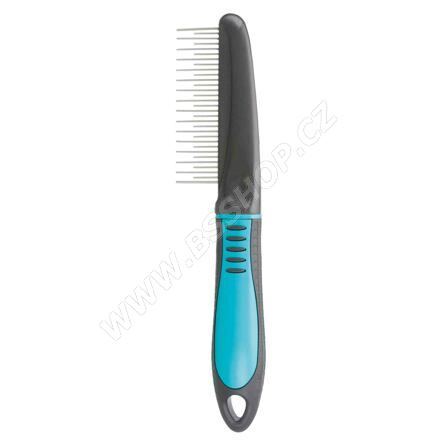 Plastový hřeben kombinovaný s protiskluzovou rukojetí 22cm