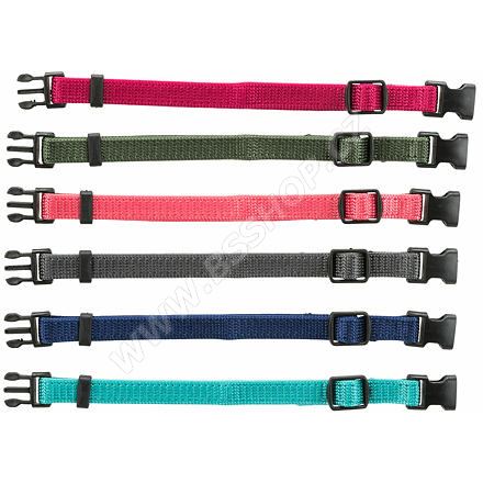Trixie balení nylon.rozeznávacích obojků pro štěňata M-L 22-35cm/10mm,fuchs,šedá,mod,khaki,korál,