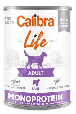 Calibra Dog Life  konzerva Adult Lamb 400g