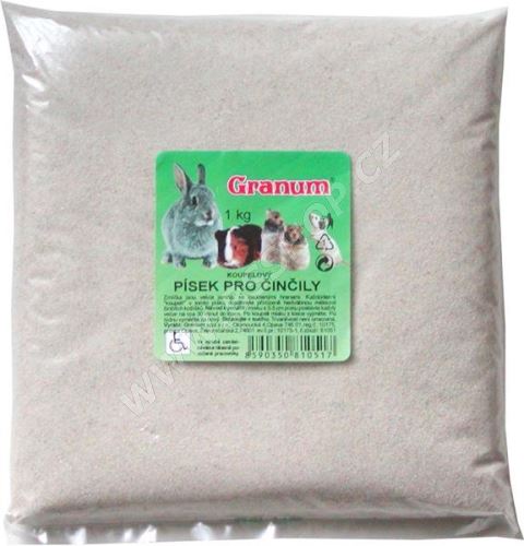 Písek koupací pro činčily Granum 1kg